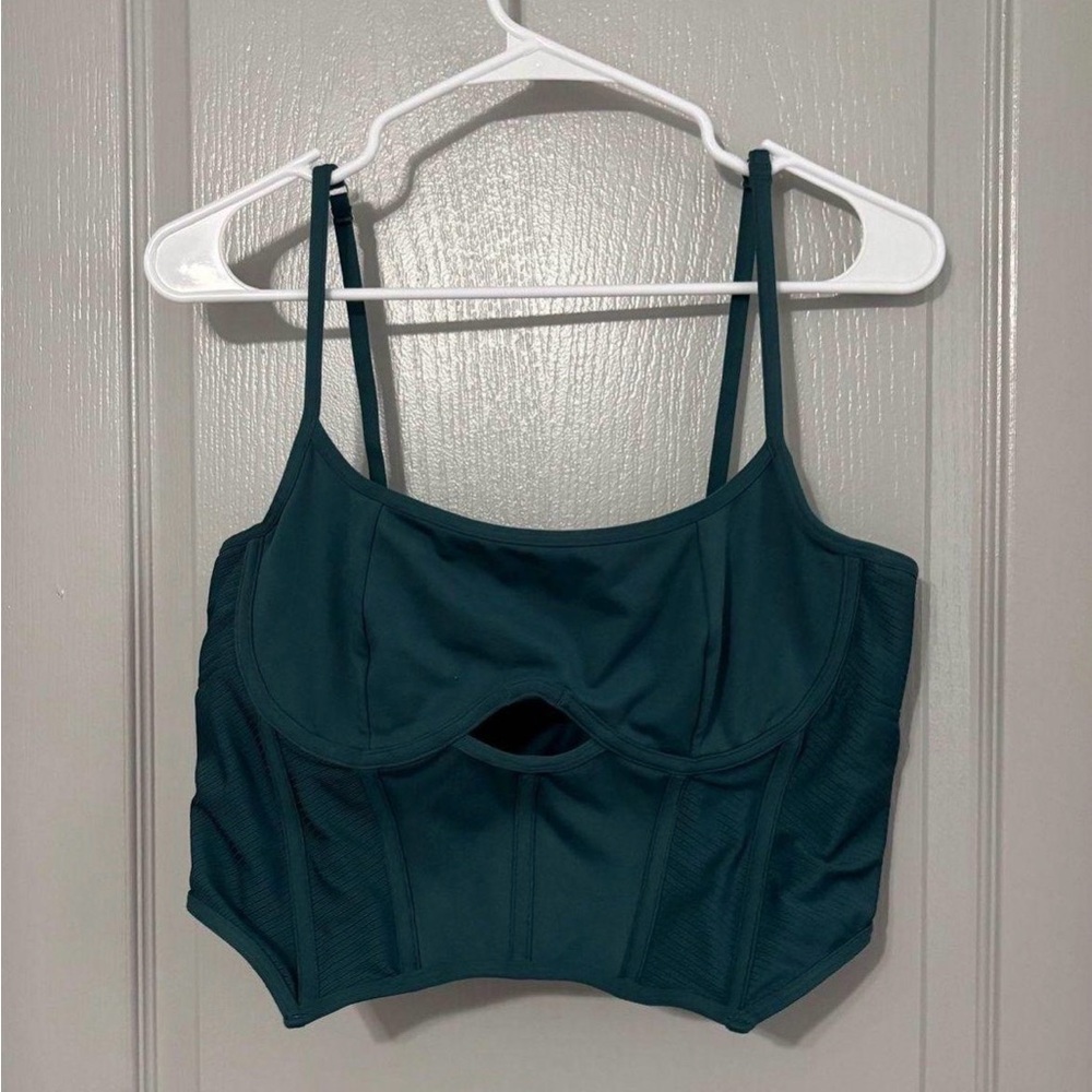 Gilly Hicks Dark Teal Corset Bra